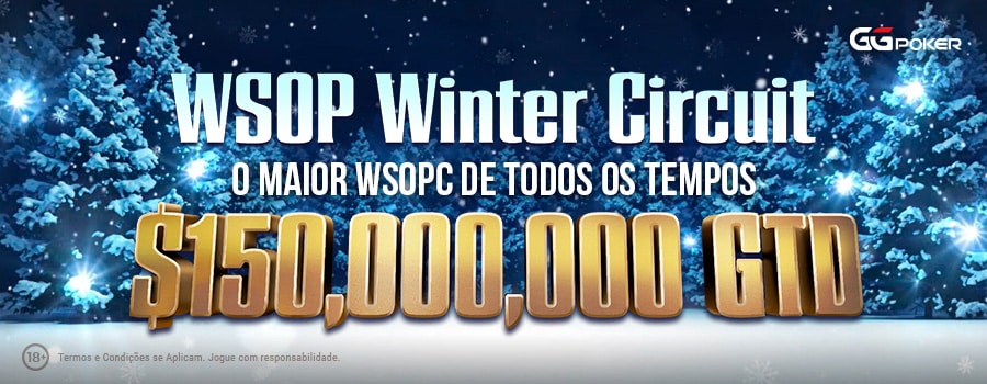 WSOP Winter Circuit na GGPoker: A maior premiação de todos os tempos