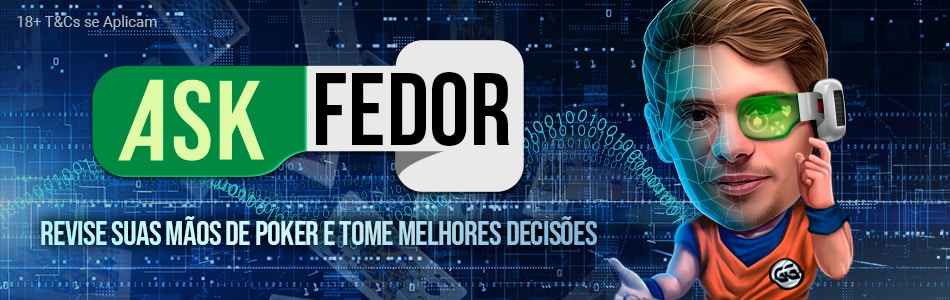 Revise suas mãos de poker e tome melhores decisões com o Ask Fedor