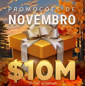 10 milhões nas promoções de novembro da ggpoker