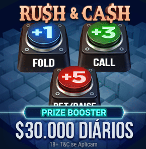 Ranking diário rush & cash hold'em e omaha de $30.000 na ggpoker