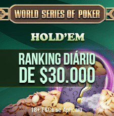 ranking diário de hold'em com 30 mil dólares