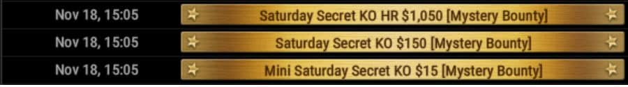 Saturday Secret