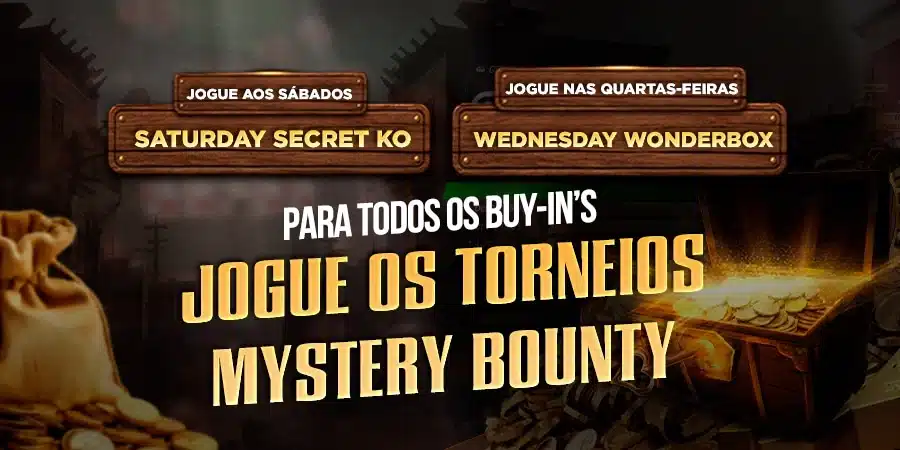 Torneios Mystery Bounty é na GGPoker